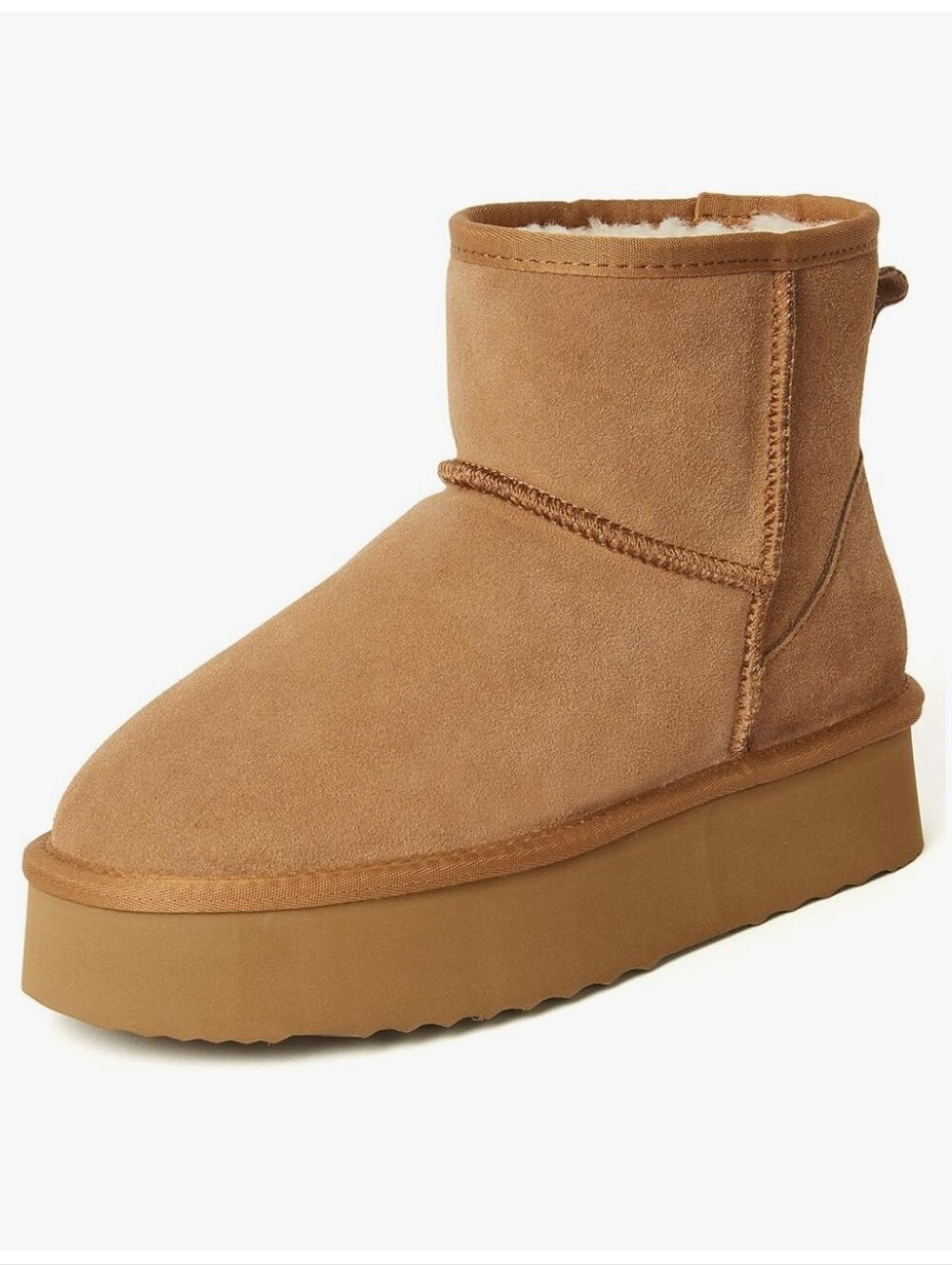 AUSLAND Women's Platform Winter Sonw Boots Waterproof Ankle Boots